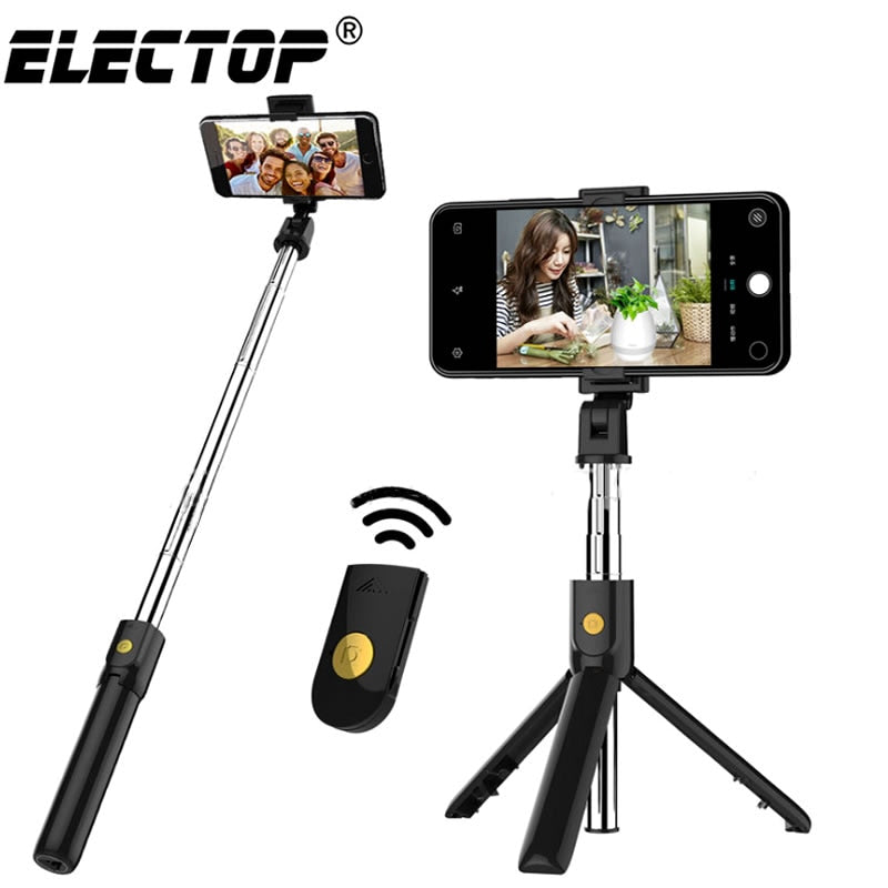 Selfie Stick Trípode Gadnic 3 En 1 Flash Control Bluetooth
